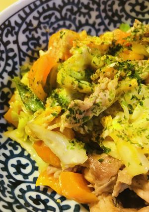 タレでしあげる●豚肉＆キャベツの野菜炒め-レシピのメイン写真