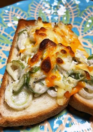 矢切ねぎとしらすのタルティーヌ-レシピのメイン写真
