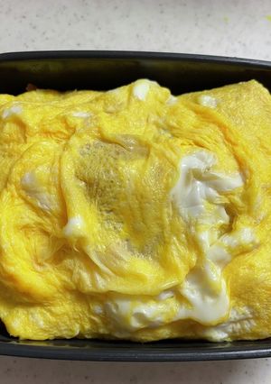 レンジで簡単♪オムライスのたまご-レシピのメイン写真