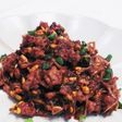 大豆もやしと挽き肉の甘味噌炒め