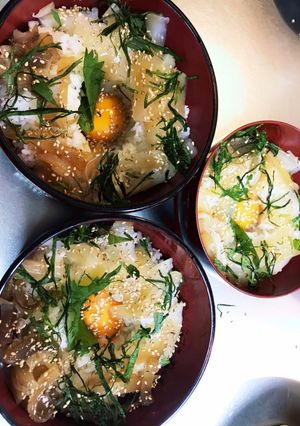 アオリイカの沖漬け丼-レシピのメイン写真