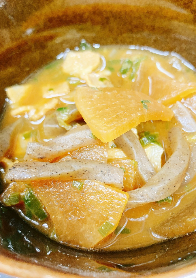 【病院】豚肉と蒟蒻のみそ煮【給食】-レシピのメイン写真
