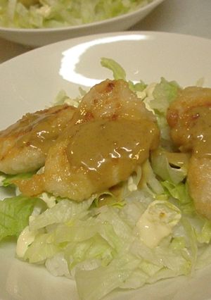 カレークリームソースのチキンボウル-レシピのメイン写真