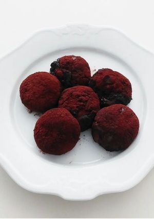 お豆腐入り♡ヘルシー生チョコ大福-レシピのメイン写真