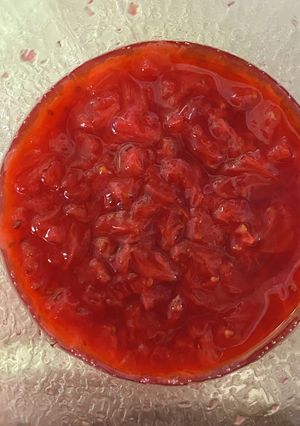 砂糖不使用☆レンジでいちごジャム☆離乳食-レシピのメイン写真