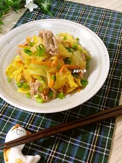 キャベツと豚肉のコチュジャン炒め-レシピのメイン写真