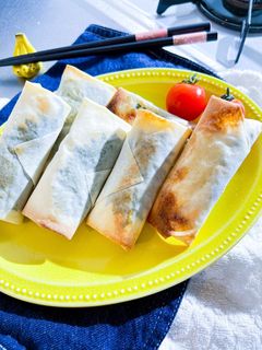 揚げないのにサクサク!ささみチーズ春巻き-レシピのメイン写真