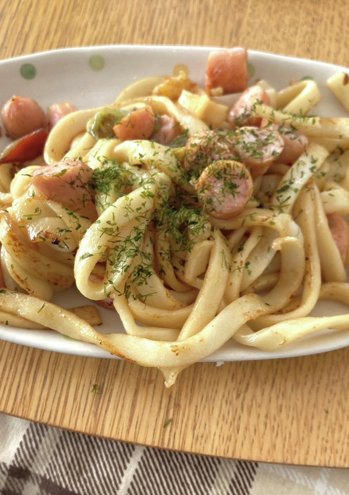 【簡単】焼きうどん-レシピのメイン写真