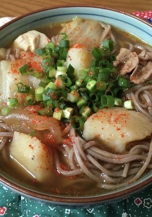 肉じゃがそば-レシピのメイン写真