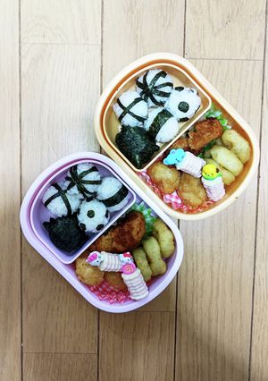 お弁当 双子 記録用♧♤♪-レシピのメイン写真