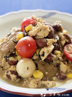 うずら入り炒り豆腐【うずら.com】-レシピのメイン写真