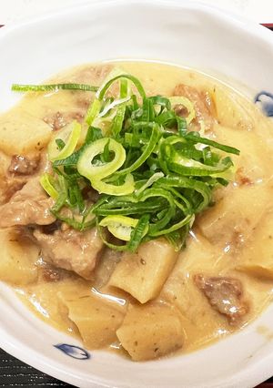 黒毛和牛すじ＆白みそのどて焼き（どて煮）-レシピのメイン写真
