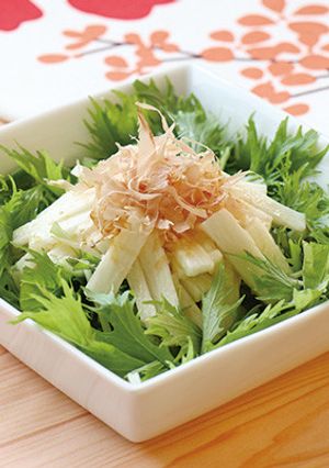 長芋と水菜の柚子胡椒サラダ-レシピのメイン写真