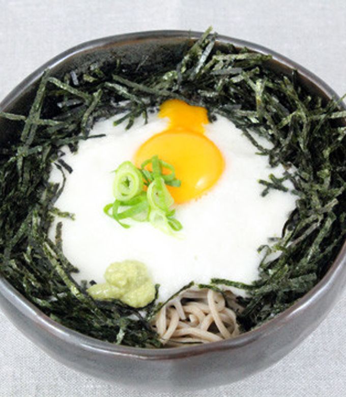 きざみのりたっぷりとろろ蕎麦丼-レシピのメイン写真