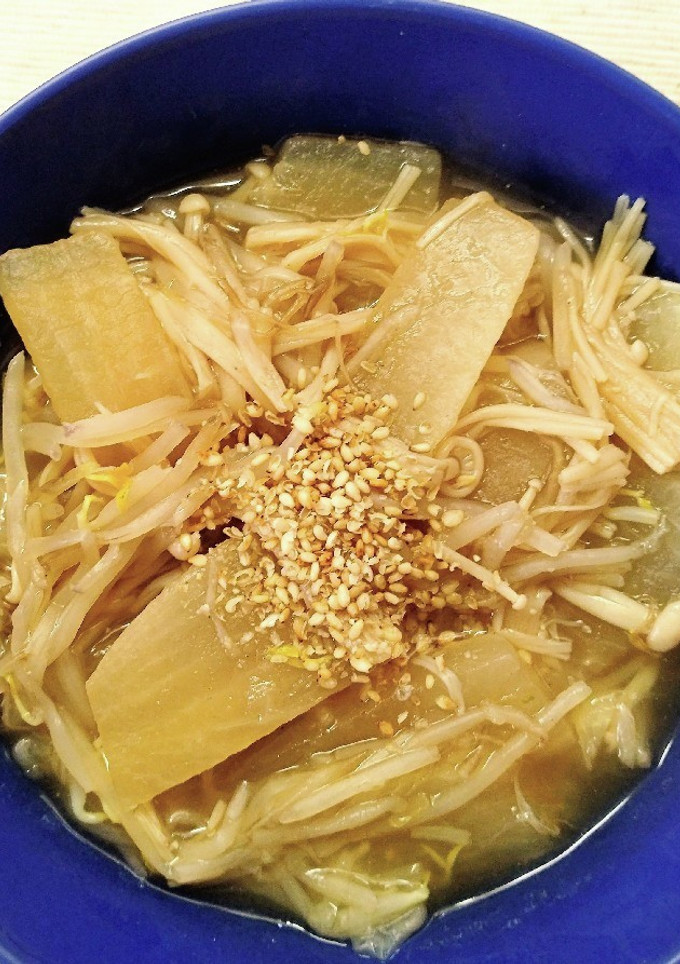 具沢山！大根 えのき もやしの中華スープ-レシピのメイン写真
