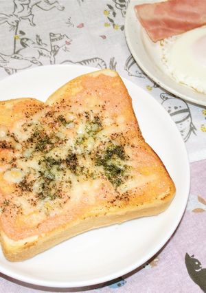 明太子トースト-レシピのメイン写真