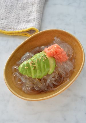 ところてんの明太アボカドのせ-レシピのメイン写真