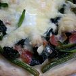 市販のピザ生地☆でほうれん草ピザ