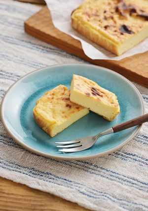 混ぜて焼くだけ！豆腐チーズケーキ-レシピのメイン写真
