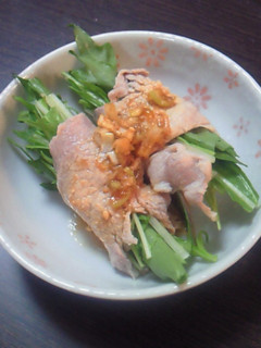 みずなの豚肉巻き巻きサラダ-レシピのメイン写真