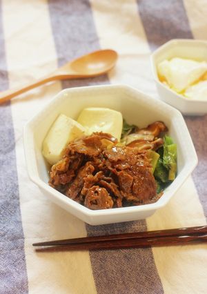フライパンで簡単！牛肉のすき煮-レシピのメイン写真