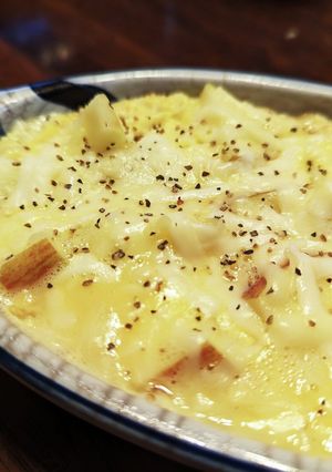 レンジでオートミールのりんごグラタン風-レシピのメイン写真