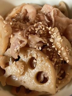常備菜☆蓮根と豚バラ肉のきんぴら☆-レシピのメイン写真
