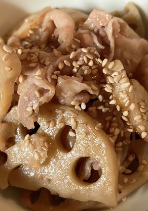 常備菜☆蓮根と豚バラ肉のきんぴら☆-レシピのメイン写真