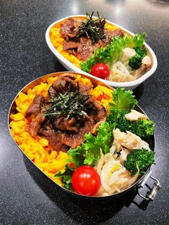 高校生弁当2023 2月17焼肉丼弁当-レシピのメイン写真