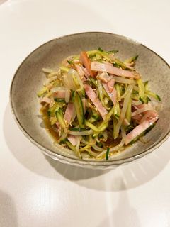 レンチンで手軽に♡もやしの中華サラダ-レシピのメイン写真