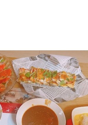 冷凍パイシートピザ-レシピのメイン写真