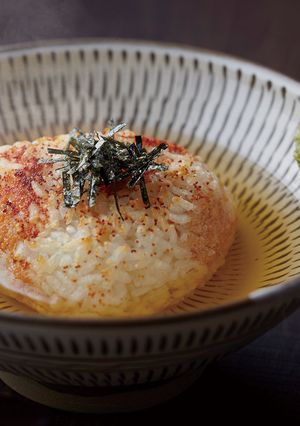 明太子の焼きおにぎりのだし茶漬け-レシピのメイン写真