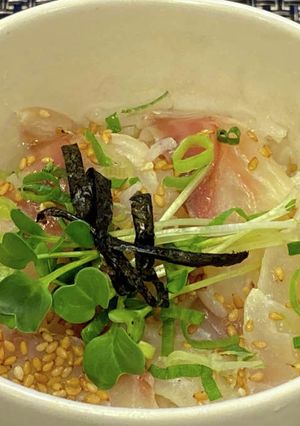 鯛の白だしぽん酢漬け丼-レシピのメイン写真