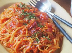 トマト缶で簡単♪暗殺者のパスタ-レシピのメイン写真
