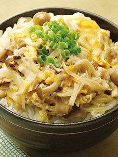 きのこの卵とじ丼-レシピのメイン写真