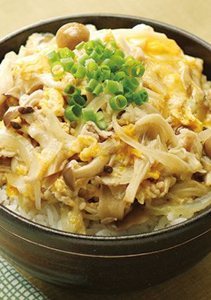 きのこの卵とじ丼-レシピのメイン写真