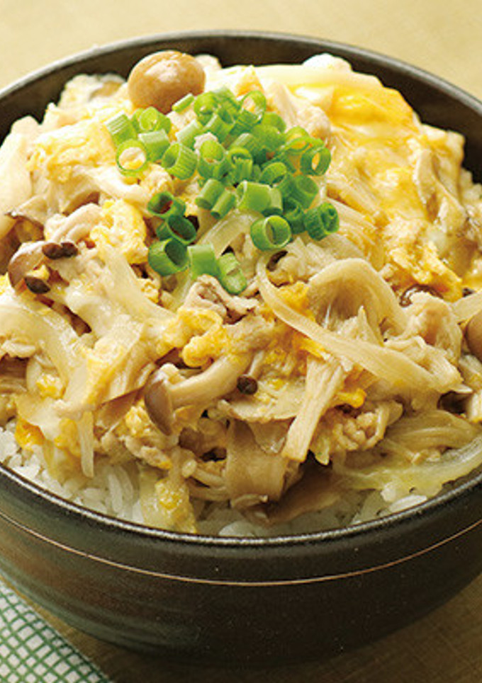 きのこの卵とじ丼-レシピのメイン写真