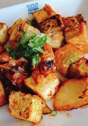 厚揚げ豆腐★キムチバター★濃厚コク旨辛-レシピのメイン写真