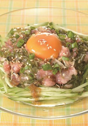 ねぎとろめかぶユッケ風-レシピのメイン写真