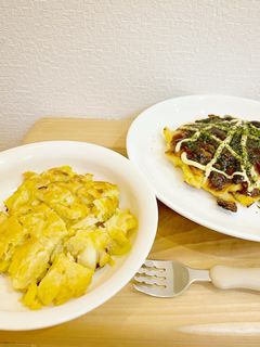 【覚書】子どもと食べるお好み焼き風-レシピのメイン写真