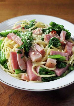 菜の花とベーコンのパスタ-レシピのメイン写真