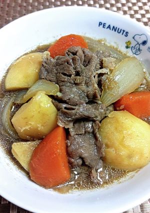 ★レンジで簡単！美味しい＊肉じゃが＊♪-レシピのメイン写真
