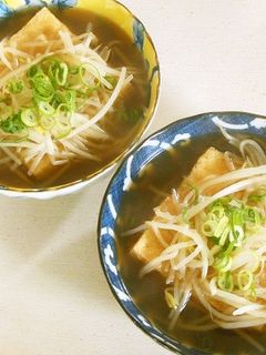 絹揚げのもやしあんかけ-レシピのメイン写真