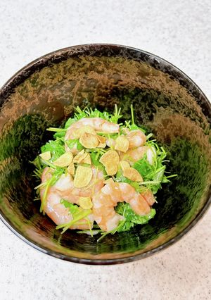 アンチョビで♪サラダセロリとエビのサラダ-レシピのメイン写真