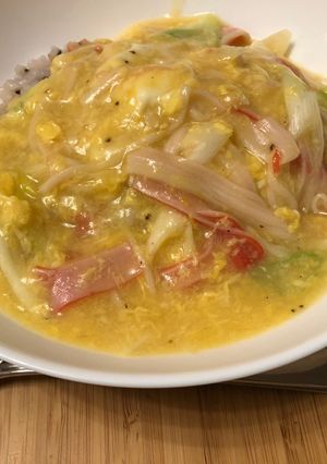とろとろカニ玉丼-レシピのメイン写真