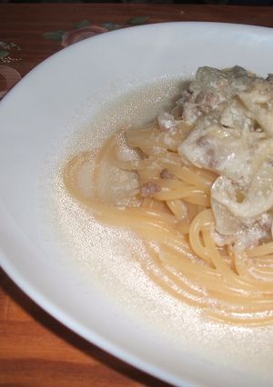 簡単　真っ白ミルクパスタ♪-レシピのメイン写真