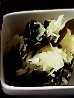 キャベツとわかめの酢の物-レシピのメイン写真