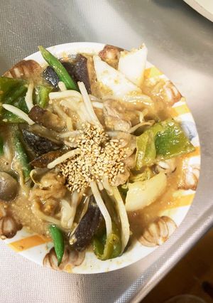 レンジコク旨きな粉味噌味玉味甘酢酢豚-レシピのメイン写真