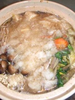 揚げ出し風豆腐の雪みぞれ鍋-レシピのメイン写真