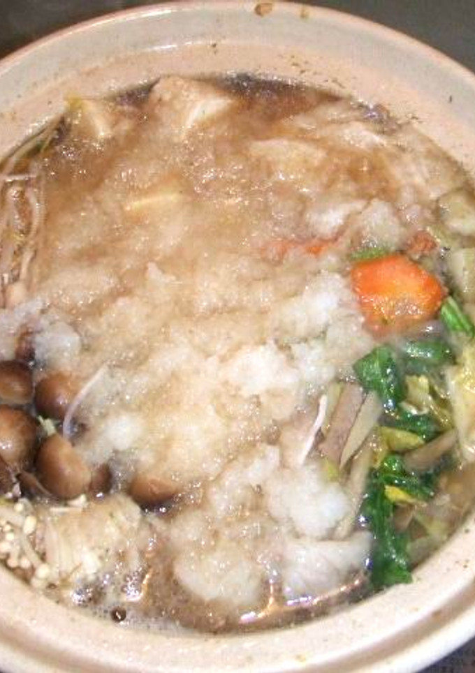 揚げ出し風豆腐の雪みぞれ鍋-レシピのメイン写真